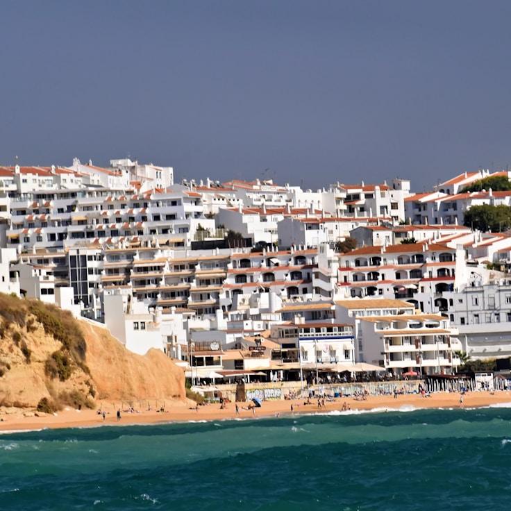 Entertainment zone at night in France